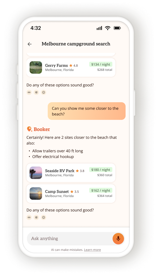 Find care's search page, featuring one-click 'quick searches' to help users who struggle to figure out a search term.